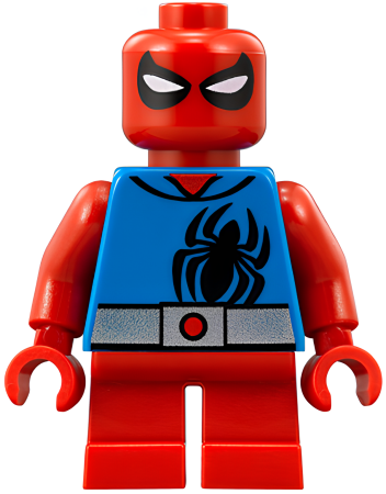 Минифигурка Lego Super Heroes Scarlet Spider - Short Legs sh479 U